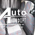 Шторки в Volkswagen Caddy,  Fiat Doblo, Opel Combo  серые с салазками