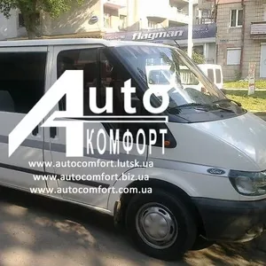 Передний салон,  короткая база,  правое стекло на Ford Transit 2000
