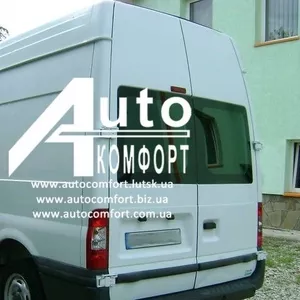 Заднее стекло (распашонка левая) с электрообогревом на Ford Transit 20