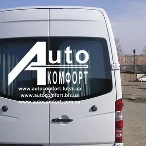 Заднее стекло (распашонка левая) на Mercedes-Benz Sprinter (06-),  Volk