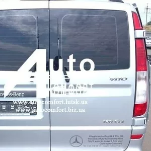 Заднее стекло (распашонка левая) на Mercedes-Benz Vito 04- с электрооб