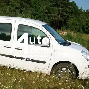 Тонировка боковых автостекол на автомобиль Renault Kangoo 08- (Рено Ка