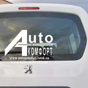 Заднее стекло (ляда) с электрообогревом на Peugeot Partner