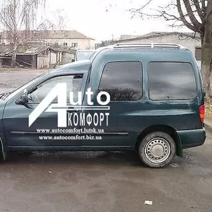 Передний салон,  левое окно на автомобиль VW Caddy,  Siat Inka (97-03) (