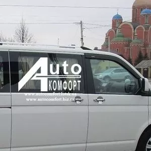 Передний салон,  правое стекло на Volkswagen Transporter Т-5 (Фольксваг