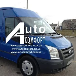 Лобовое стекло на Ford Transit (2000-2012) с установкой