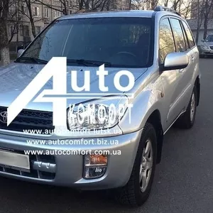 Лобовое стекло на Toyota Rav-4 (Внедорожник) (2000-2005) с установкой