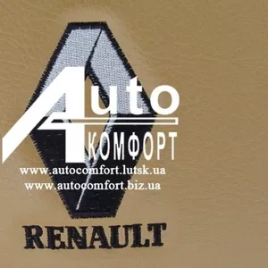 Вышивка логотипа автомобиля Renault (Рено)