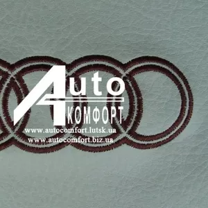 Вышивка логотипа автомобиля Audi (Ауди)