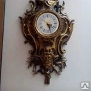 Часы настенные бронза