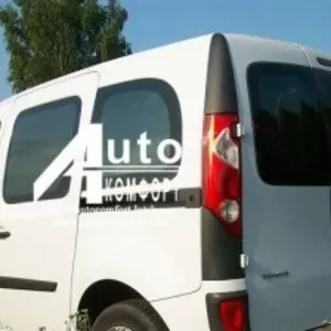 Задний салон,  левое окно на автомобиль Renault Kangoo 08- (Рено Кангу)