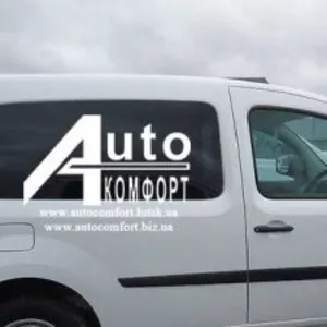 Сплошное окно,  правое на автомобиль Renault Kangoo 08- (Рено Кангу)