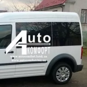 Передний салон,  левое окно,  (длинная база) Ford Transit (Tourneo) Conn