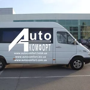 Средний салон,  правое окно на Mercedes-Benz Sprinter (1995-2006),  Volk