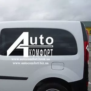 Сплошное окно,  левое на автомобиль Renault Kangoo 08- 