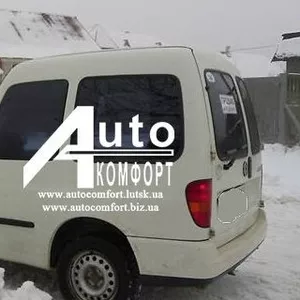 Задний салон,  левое окно на автомобиль VW Caddy,  Siat Inka (97-03)