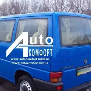 Задний салон,  левое стекло на Volkswagen Transporter Т-4 короткая база