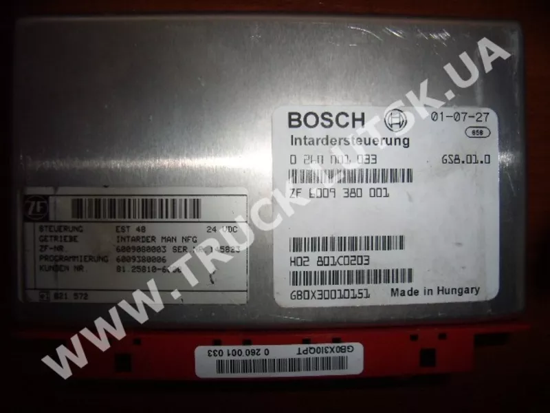 Блок управления BOSCH 0260001033 MAN 81258106000