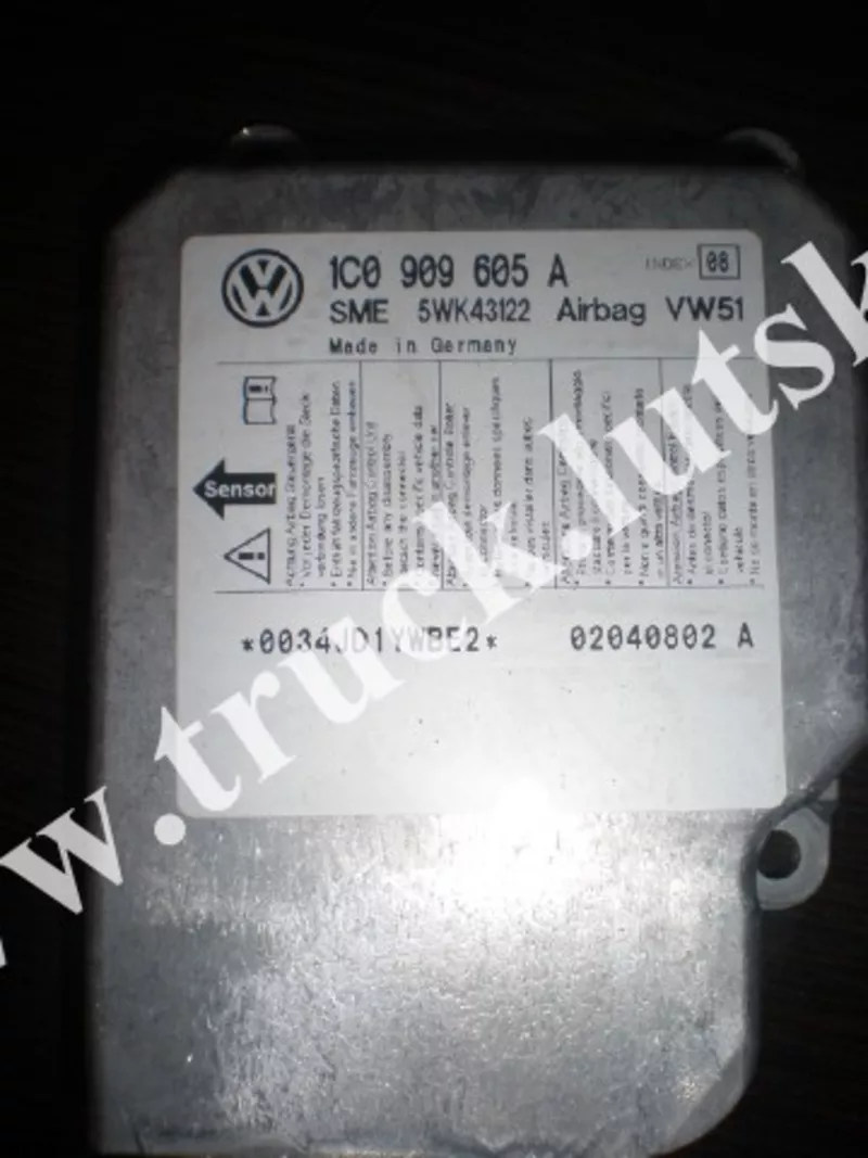 Блок AirBag Volkswagen T5 1C0909605A  02040802  SME 5WK43122