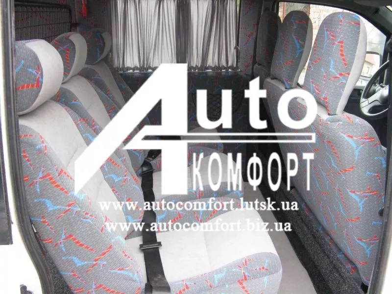 Шторки в Volkswagen Caddy,  Fiat Doblo,  Peugeot Partner,  Citroën...