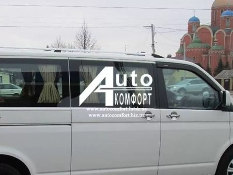 Передний салон,  правое стекло на Volkswagen Transporter Т-5 (Фольксваг