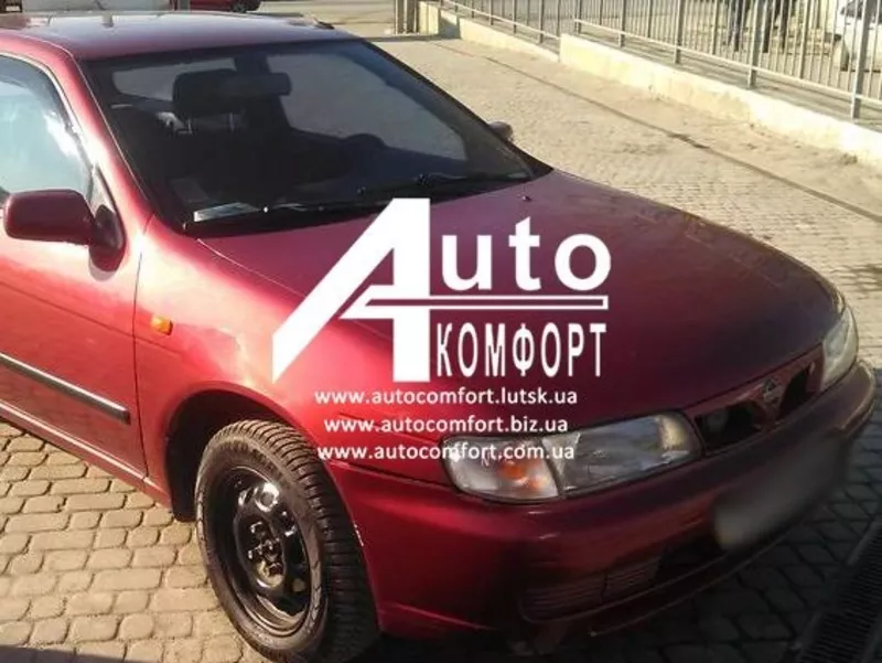 Лобовое стекло на Nissan Almera N15,  Nissan Pulsar (Седан,  Хетчбек) (1