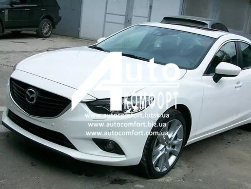 Лобовое стекло на Mazda 6 (2008-2012) с устано