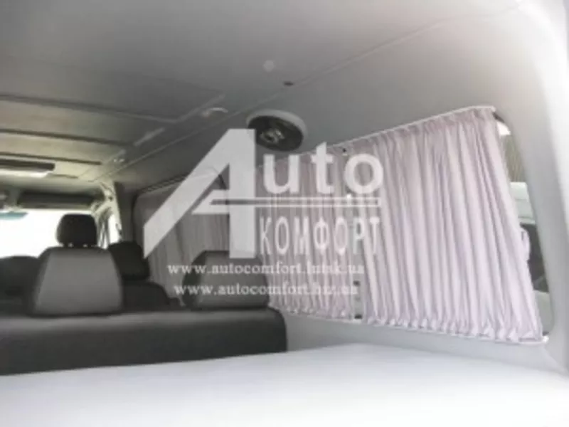 Шторы автомобильные в Mercedes-Benz Sprinter серые