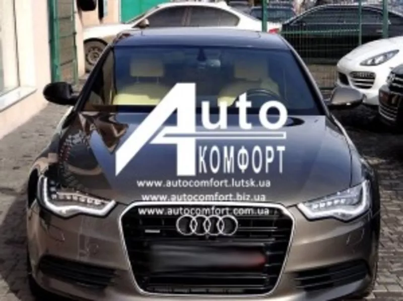 Лобовое стекло на Audi A6 (Седан,  Комби) (2011-) с установко