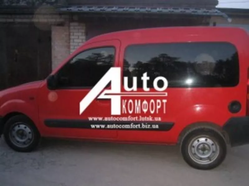 Тонировка автостекол на автомобиль Renault Kangoo 96-08 (Рено Кангу)