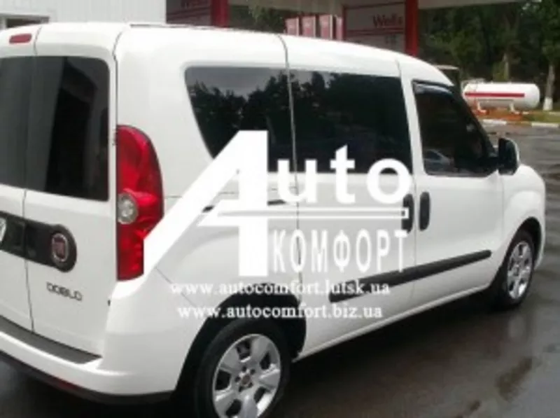 Тонировка автостекол на Fiat Doblo 2010- (Фиат Добло 2010-)