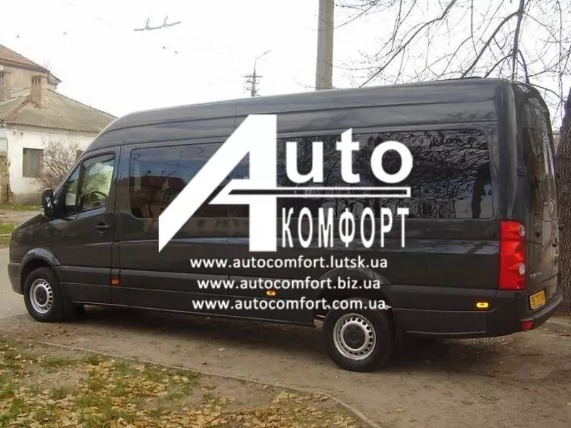 Установка (врезка) автостекол на Mercedes-Benz Sprinter (06-),  Volkswa