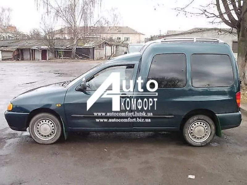 Передний салон,  левое окно на автомобиль VW Caddy,  Siat Inka (97-03)