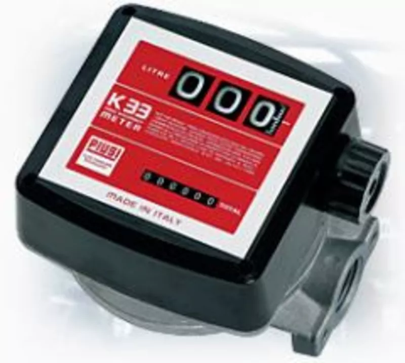 Механический счетчик-расходомер для дизтоплива К33 PIUSI(Италия) (20-120л/мин)
