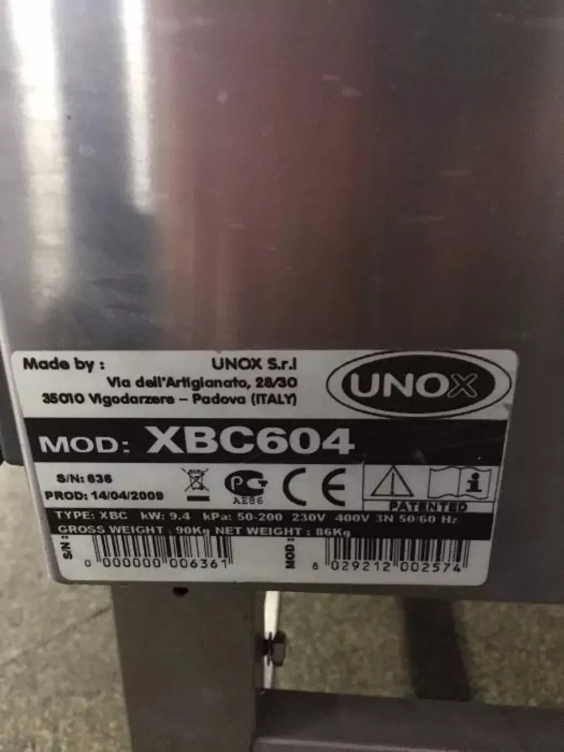 Пароконвектомат Unox XBC604 бу для ресторана 2