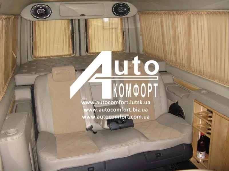 Шторы автомобильные Volkswagen LT бежевые