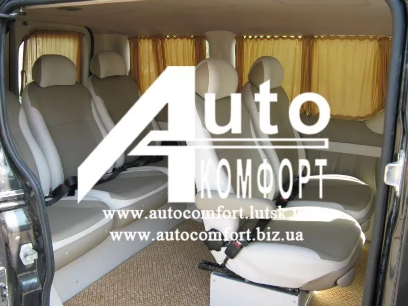 Шторы автомобильные в Renault Trafic,  Opel Vivaro,  Nissan Primastar 